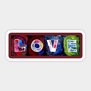 L O V E Sticker